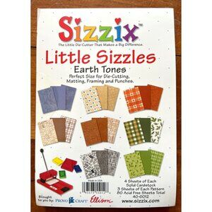 Sizzix Little Sizzles Earth Tones Cardstock Pack 40-0012